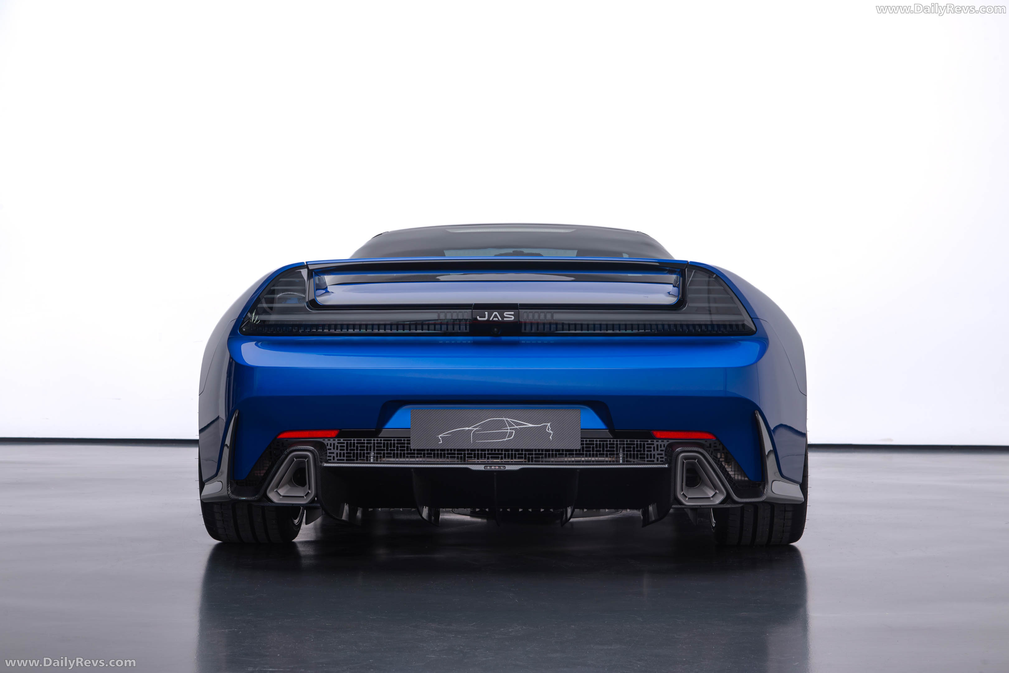 2026 JAS Motorsport Tensei Deep Blue Rear View